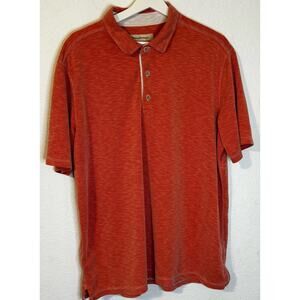 Tommy‎ Bahama Men's Short Sleeve Polo Size XL Coral